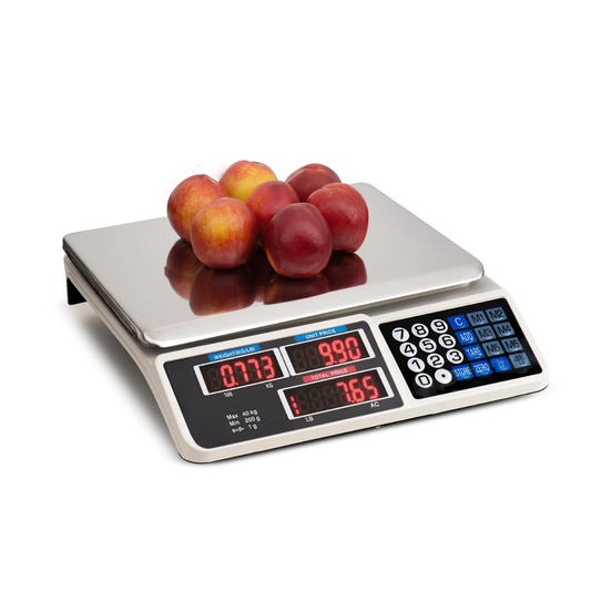 Digitalna vaga 40 kg s LCD zaslonom