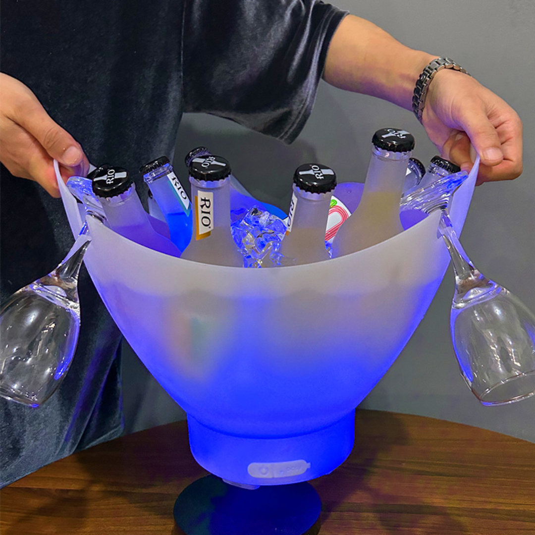 RGB kanta za led s Bluetooth zvučnikom – 7L