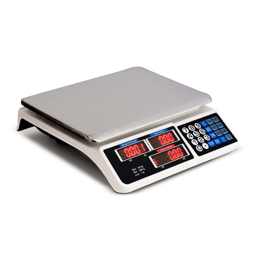 Digitalna vaga 40 kg s LCD zaslonom
