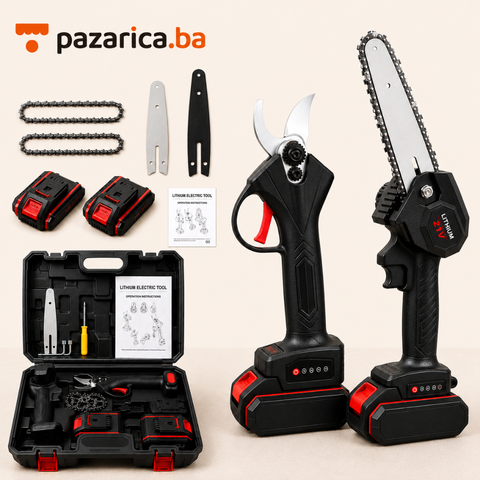 Agram Tools Aku set – bežična pila i škare
